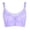 Purple, variant on ZNQHFRE Women Plus Size Wireless Full Cup Lace Bra Full Coverage Comfort Adjustable Strp Bra Beige 36D