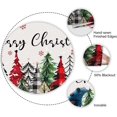 thumbnail image 5 of Christmas Kitchen Curtains Short and Valance Set Buffalo Plaid Xmas Tree Dining Room Fabric Curtain Drapes Winter Holiday Cafe Curtains Valance for Home Decor, 5 of 5