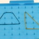 thumbnail image 4 of Tablero geométrico de plástico con bandas elásticas de colores, herramientas de ayuda para matemáticas tempranas, 4 elegidos Azul, 4 of 9