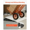 thumbnail image 3 of VEVOR Door Threshold Ramp, 5 inch Rise, Aluminum Alloy Threshold Ramp Rated 800 lbs Load Capacity, Handicap Ramps for Home Steps for Wheelchair, Scooters, Power Chairs, Walkers, Bicycle, Tricycle, 3 of 9