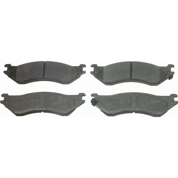 Wagner ThermoQuiet MX702 Semi-Metallic Disc Brake Pad Set Fits select: 2000-2003 FORD F150, 1997-1999 FORD F250