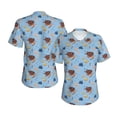 thumbnail image 5 of Wukai Sea Turtle Classic V-Neck T-Shirt for Women: Comfortable, Stylish, and Versatile Wardrobe Essential-3X-Large, 5 of 7