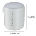 thumbnail image 3 of Bomba de Aire Eléctrica para Acampar, Recargable por USB, Minibomba de Inflado y Desinflado de 2200 MAh, para Exteriores., 3 of 5