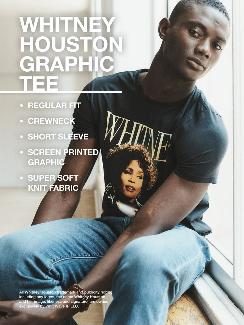 Lee® Men's Whitney Houston Graphic Tee (S-3XL) - Walmart.com