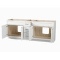 thumbnail image 2 of Disar 84" Double Bathroom Vanity Base Only in White, 2 of 7