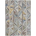 thumbnail image 2 of Addison Rugs Chantille Indoor/Outdoor Transitional Geometric Taupe Machine Washable Rectangle Rug, 5' x 7'6", 2 of 8