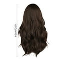 thumbnail image 5 of UTOURS Human Hair Wigs For Women 66cm/26 Inch Long Wavy Black Brown Women'S High Temperature Silk Wig Suitable For Daily Use Cosplay, 5 of 5