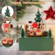thumbnail image 3 of Bote Musique De Nol, Bote Musique Vintage Avec Train De Rotation Mcanisme Sculpt En Bois Artisanat Musical Bote Musique En Bois Bonhomme De Neige El, 3 of 5