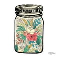 thumbnail image 2 of Norman, Michele 12x12 Gold Ornate Wood Framed with Double Matting Museum Art Print Titled - Floral Jar, 2 of 4