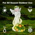 thumbnail image 5 of Angel Solar Garden Outdoor Statues with Succulent Plants and 6 LED Lights– Outside Solar Garden Decor Figurines -Remembrance & Sympathy Gifts Decorations, 5 of 8