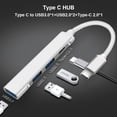 thumbnail image 3 of Adaptador tipo C HUB USB 3.0 2.0 Estación de acoplamiento multidivisor de 4 puertos OTG Barbie Nuevos Originales, 3 of 7