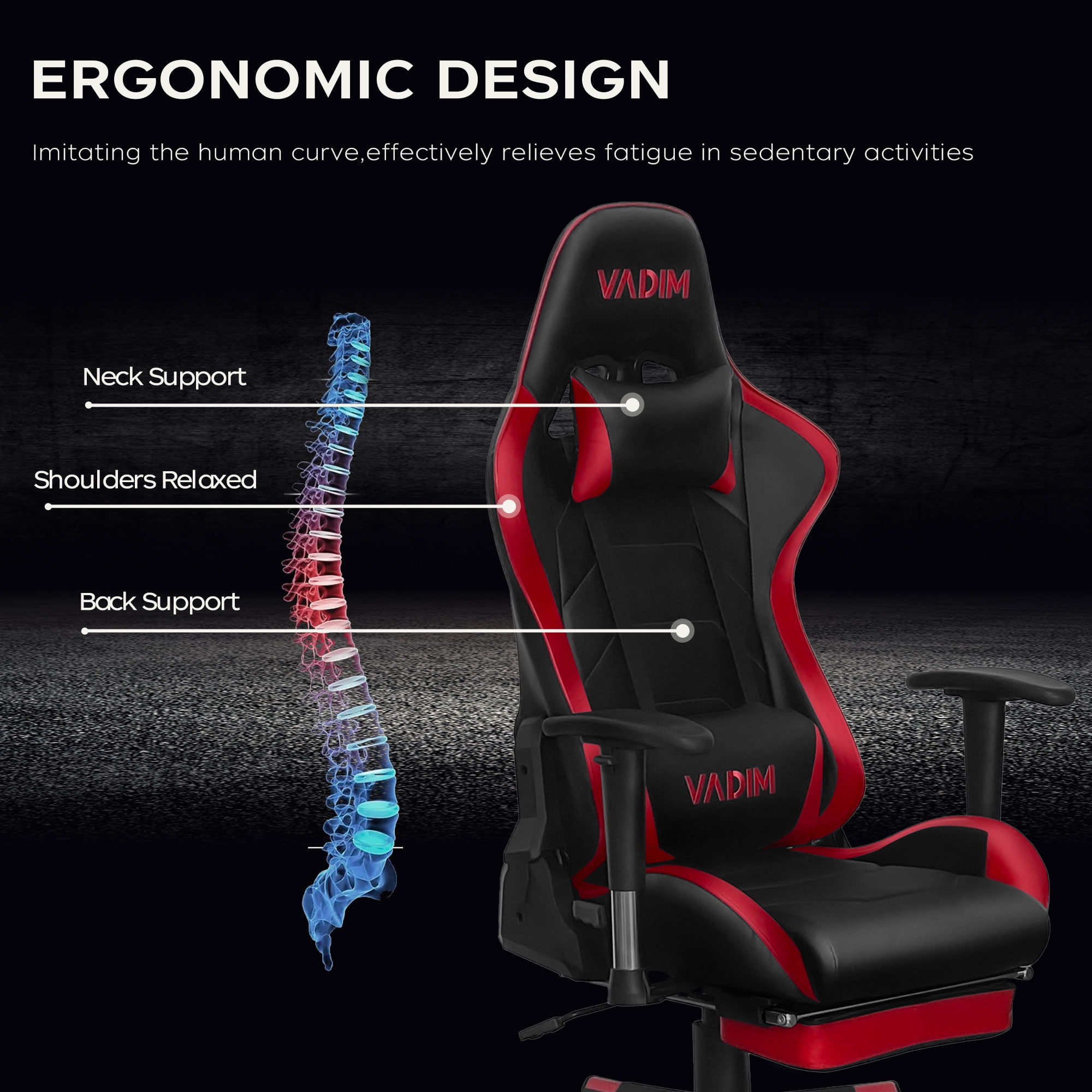 Girl Gamer Chair  Game Player Walmart Foot Stool Office Works  Fauteuil Cadeira Gamer 5 Wheels (MS-908) - China Folding Gaming Chair, Adx  Gaming Chair
