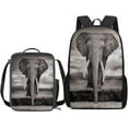 thumbnail image 1 of School Supplies Horse Pattern School Set Backpack Small Lunch Box, 1 of 5