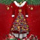 thumbnail image 1 of WILLBEST Vestido De Verano Con Cuello De Árbol De Navidad, Manga Larga, Informal, Para Fiesta, Elegante Y Fluido, Para Mujer, 1 of 3