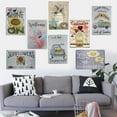 thumbnail image 6 of Butterfly Bird Garden Sunflowers Shine on Vintage Tin Bar Sign Country Farm Kitchen Wall Home Decor Art Signs Gift for Friend 8X12Inch, 6 of 7