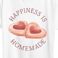 thumbnail image 3 of Instant Message - Happiness Is Homemade - Women's Short Sleeve Graphic T-Shirt, 3 of 6