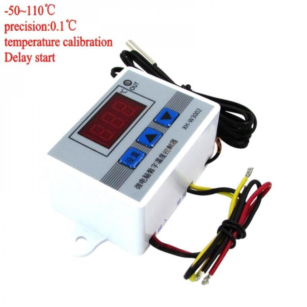 50~110℃ Digital Thermostat LED Temperature Controller Switch 220V/1500W