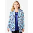 thumbnail image 6 of Jessica London Women's Plus Size Long Sleeve Bi-Stretch Blazer Jacket Work Office, 6 of 6