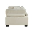 thumbnail image 3 of Lexicon Traverse Upholstered Corduroy Fabric Loveseat in Beige, 3 of 6