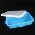 thumbnail image 6 of Leakproof Sensory Play Trays Stackable Sandbox Organizers With Lid For Art Supplies Outdoor Toy Blue Green Design, 6 of 9