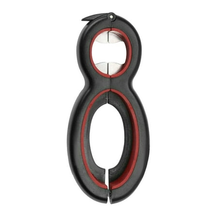

Fsqjgq Home Essentials One Arm Can Opener Six Opener Multi-Function Kitchen Can One Gadget in Opener Bottle Kitchen，Dining & Bar Potato Peeler Kitchen Essentials for New Home Polyester Black