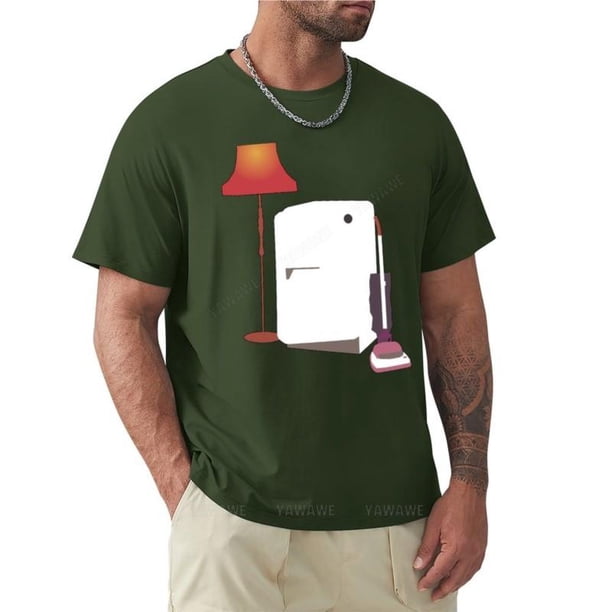 Camiseta de algodón con cuello redondo para hombre ropa kawaii ropa de verano