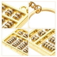 thumbnail image 2 of jojofuny 4Pcs Compact Golden Abacus Keychain Pendants for Backpack Pendant and Key Chain Accessories, 2 of 8