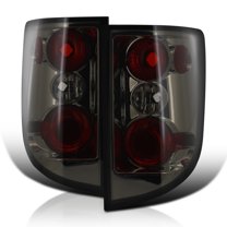 Spec-D Tuning Tail Lights Brake Lamps Smoke Lens Compatible with 2005-2010 Honda Ridgeline, Left   Right Pair Assembly