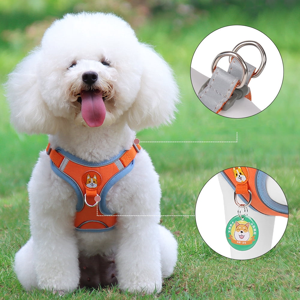 Puppy Harness with Tow Rope, Pet Chest Harness Vest for Little Dog and Cats