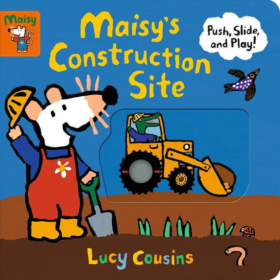 Pre-Owned Maisy's Construction Site: Push, Slide, and Play! (a Maisy the Mouse Interactive Board Book for Toddlers and Kids) (Board book) 1536212946 9781536212945
