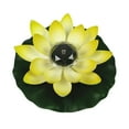 thumbnail image 2 of SPRING PARK Garden Decor Pond Landscape Lamp Lotus Light Floating Plants Solar Powered LED, 2 of 7