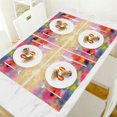 Creowell Red Poppy Flowers Placemats for Kitchen Dining Table Set of 4