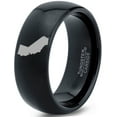 thumbnail image 1 of Tungsten California The Golden State Band Ring 8mm Men Women Comfort Fit Black Dome Polished, 1 of 4