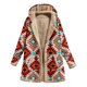 thumbnail image 2 of Puntoco, chaqueta con estampado Sexy para mujer, bolsillo corto para entrenamiento, manga larga, solapa, suelto, grueso, con capucha, abrigo informal, Tops, prendas de vestir, liquidación Puntoco Puntoco-1857, 2 of 4