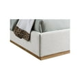 thumbnail image 5 of Meridian Furniture Flynn Cream Linen Textured Fabric Twin Bed, 5 of 8