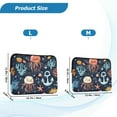 thumbnail image 4 of FORMRS 15-15.6 inch Laptop Sleeve Case Soft Carrying Quilted Computer Bag Cover, Red Jellyfish, 4 of 7