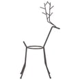 thumbnail image 2 of Deer Shape Wrought Iron Plant Stand Transparent Glass Hydroponic Plant Vase For Living Room, 2 of 21