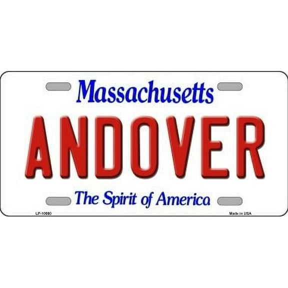 Andover Massachusetts Novelty Metal Vanity License Plate Tag