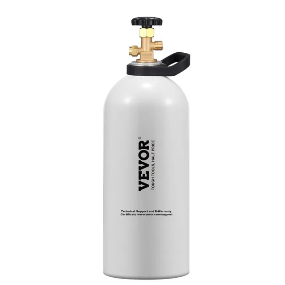 New 10 Pound Aluminum CO2 Gas Cylinder Tank | CGA320 Valve | DOT Approved | for Beverage Dispensing & Carbonation