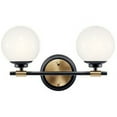 thumbnail image 6 of 55171BKCPZ Kichler Lighting Benno - 10W 2 LED Bath Vanity In Industrial Style-8.75 Inches Tall and 14.75 Inches Wide-Black/Champagne Bronze Finish, 6 of 6