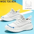 thumbnail image 2 of Men's Extra Wide Walking Sneakers, Breathable Lightweight Running Shoes with Wide Toe Box for Outdoor Sports, Fitness, and Daily Comfort, 2 of 9