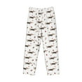 thumbnail image 4 of Xecao Dachshund Dog Men's Straight Lounge Pajama Pants: The Ultimate in Comfortable Sleepwear, 4 of 9