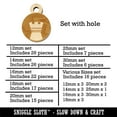 thumbnail image 2 of Chess Piece White Rook Wood Mini Charms Shapes DIY Craft Jewelry - With Hole - 25mm (7pcs), 2 of 7