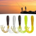 thumbnail image 1 of Neinkie 50Pcs 38mm/0.7g Fishing Baits Creative Shape Bright Color Wear Resistant Ultra-Light Compact Size Increase Fishing Rate Soft Glue Soft Swimbaits Walleye Fishing Lures for Outdoor, 1 of 2