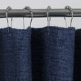 thumbnail image 2 of Navy Blue Soft Textured Shower Curtain, 2 of 6