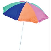 SurfGear Multi Colored Beach Umbrella with 74" Opening