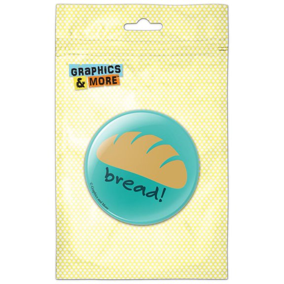 Bread Loaf Pinback Button Pin Badge