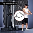 thumbnail image 3 of Baohd D Handle Fitness Pull Down Grip Heavy Duty Metal Machine Rowing Bodybuilding Tricep Attachments Gym Training Workout, 3 of 6
