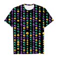 thumbnail image 3 of Women's Round Neck T Shirt Graphic Short Sleeve Top Short Sleeve Sports Shirts Ladies Athletic Wear Tall Long Sleeve Shirts for Women Womens Neck Tops Women Summer T Shirts Turtle Neck Tee Women Solid, 3 of 3