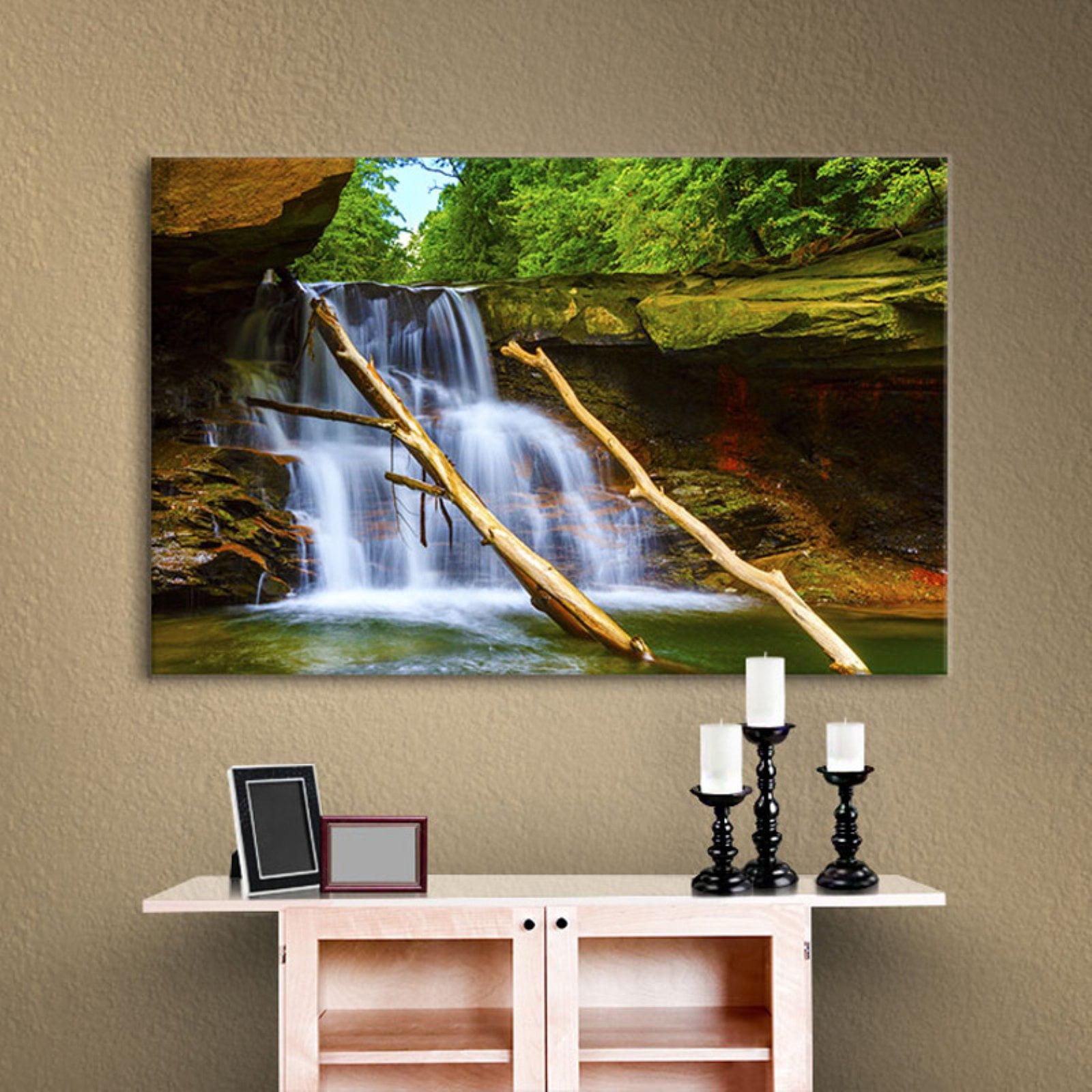 Cody York "Brecksville Falls" Floater-Framed Gallery-Wrapped Canvas
